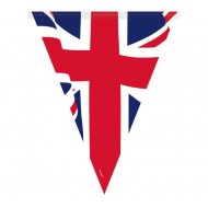Best of British Union Jack Flag Plastic Bunting